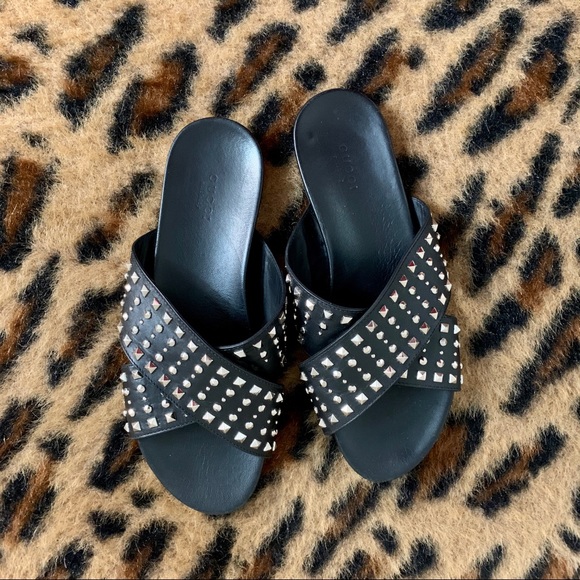 Gucci Shoes - Gucci | 100% Authentic Studded Crossover Sandals